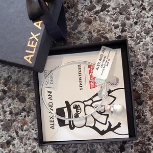 NWT Alex and Ani Toys for Tots Snowman Bracelet